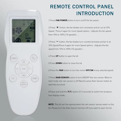 Ventilación de techo para autocaravana con extractor solar impermeable de 15W 6