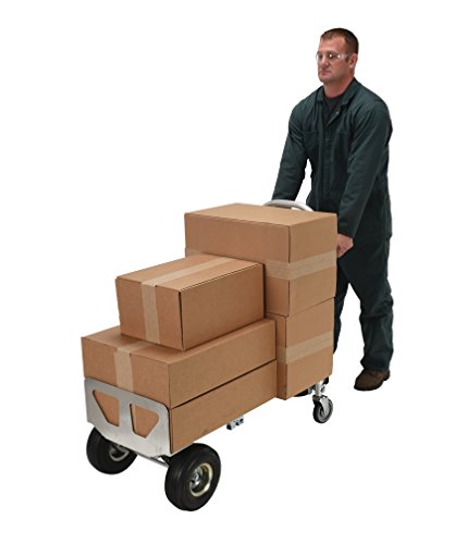 Carretilla convertible de aluminio Vestil 500 lb capacidad miniatura 3