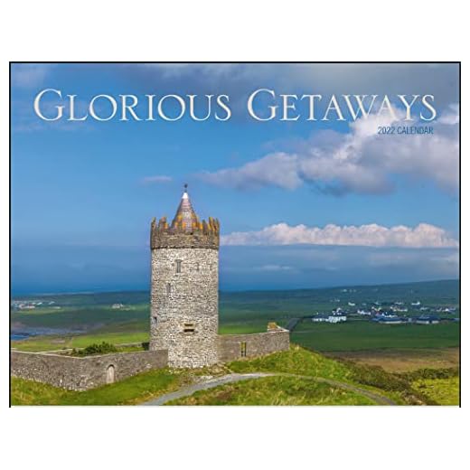 Cool Calendars Glorious Getaways 2022 Hanging Wall Calendar - 19'' x 11'' (Open) 2022 Monthly Appointment Planner and Organizer. The world's most beautiful destinations and vacation spots.