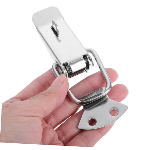 Homoyoyo Spring Loaded Hasp Clasp Toggle Latch Stainless Steel Buckles Heavy Duty Locking Mechanism for Travel Cases - Image 7