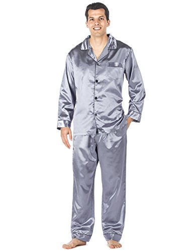 Noble Mount Satin Pajamas for Men - Silky Pajama Set for Men