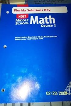Paperback FL Solutions Keys MS Math 2004 Crs 2 Book