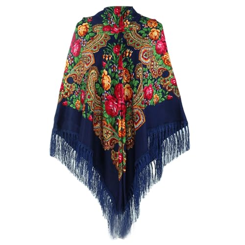 Capelet élégant à franges et châle quatre saisons portable en polyester pour femme
