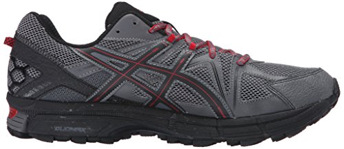 ASICS Men's Gel-Kahana 8 Shark/Black True Red