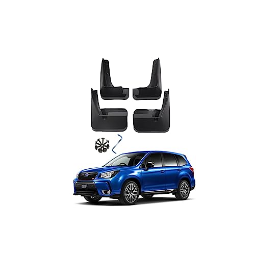 Image of Car Mudguard Mud Flaps for Subaru Forester 2003-2023 Molded Custom Front and Rear Mudflaps Splash Guards Fender Flares Kit 4-PC Auto Accessories,Send 1 Car Wash Towel,2013~2018