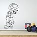 NSRJDSYT Decoración de habitación de Pared, Pegatina de Vinilo artístico, calcomanía Mural, calcomanía de Videojuego de Zombis, Pegatinas de Pared, decoración artística, 90x50cm