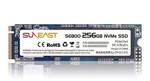 SUNEAST サンイースト M.2 SSD 内蔵型 PCIe3.0 x4 NVMe 2280 3D TLC 省電力 ハイエンド向け R:2000MB/s W:1600MB/s