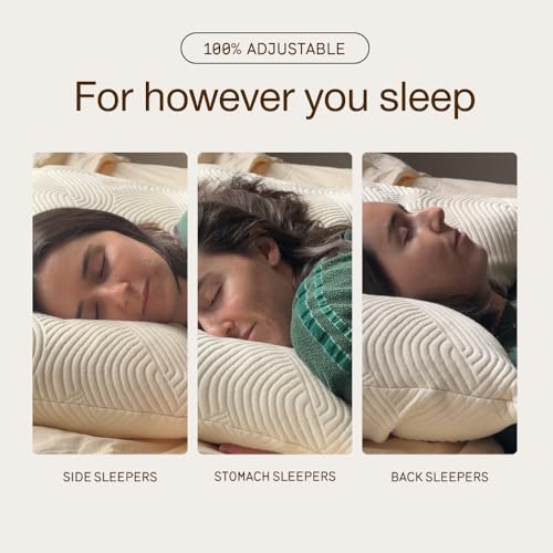 Image of Coop Home Goods Extra Oomph Latex Pillow Fill, Extra Fill Bag of Cross-Cut Talalay Latex and Microfiber Stuffing, Supportive, Naturally Cooling, Eco-Friendly Filler for Bed Pillows