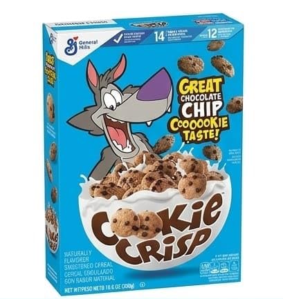 Image of General Mills Cookie Crisp Naturally Flavoured Sweetened Cereal, by febora, Chocolate Chip Taste, 300g