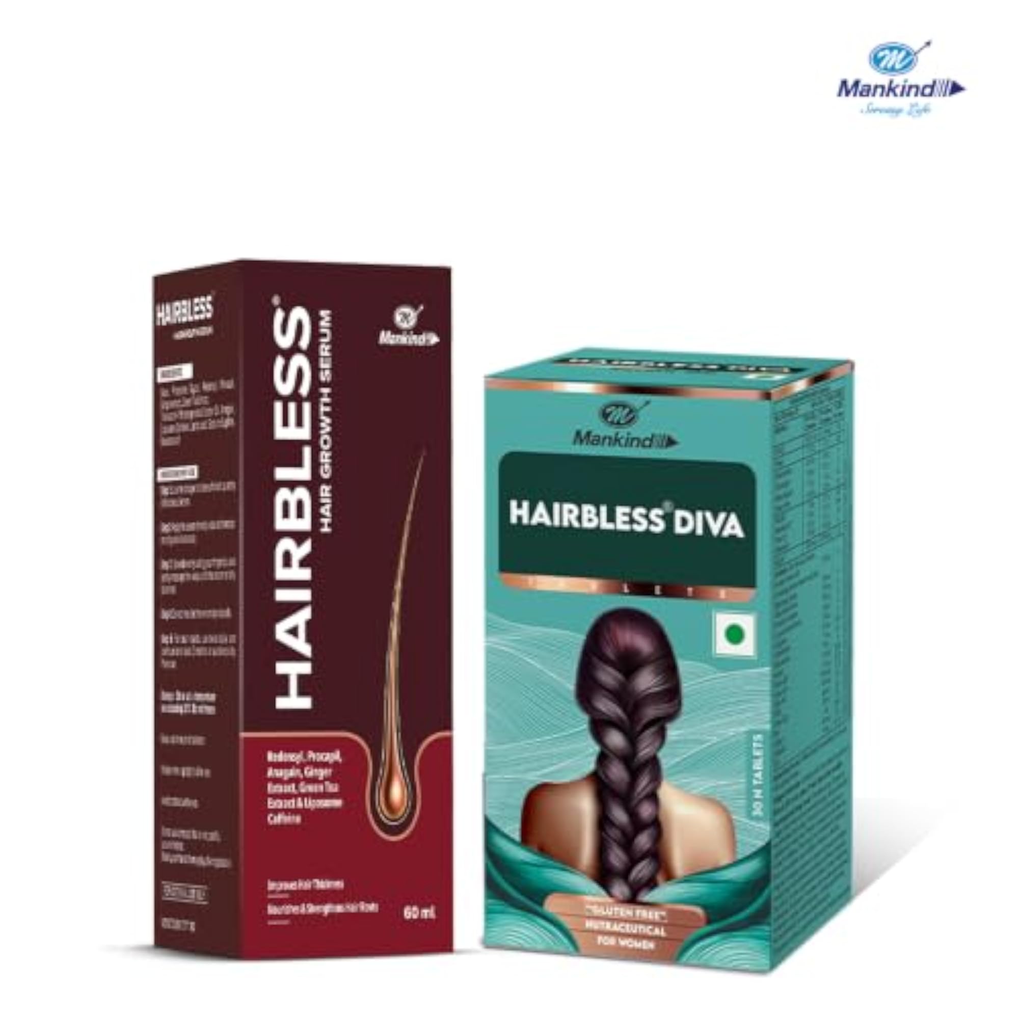 Diva Hair Growth Combo: Nutraceutical & Serum