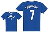 Kragenform: Rundhals T-Shirt World of Football Player Shirt Frankreich Griezmann 7-140