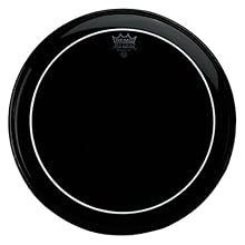 16" diameter snare/tom drum head Made with two (10- and 5-mil) Mylar plies with a measured layer of a ring reducing agent applied between them at the outer edge of their trademark stripe to dampen high frequency overtones for warm resonance Ebony Pin...