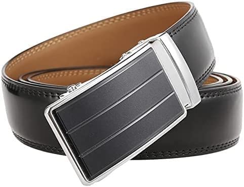 Men's Leather Braided Casual and Dress Belt,Buckle Belts for Men Girdle4