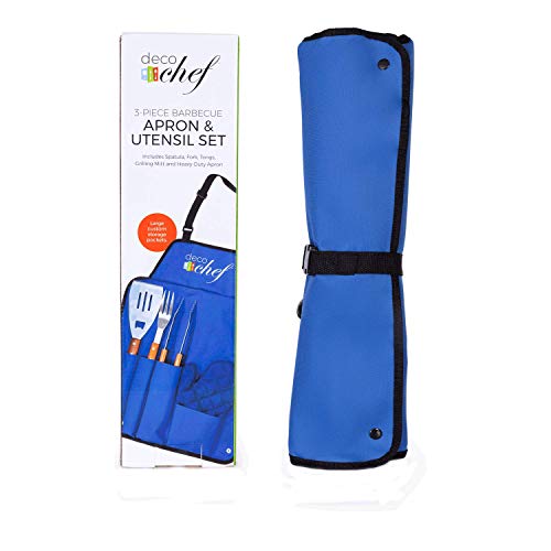 Deco Chef Set de 3 utensilios para parrilla con delantal miniatura 4