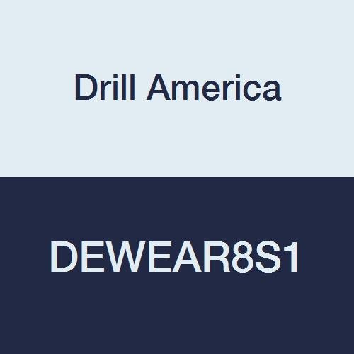 Drill America DEWEAR8S1 Stub Milling Machine Arbor, R8-1