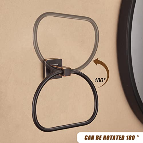 WOLIBEER-Bronze-Towel-RingBathroom-Hand-Towel-Holder-Wall-MountOil-Rubbed-Towel-Rack-Rustic-Towel-Hanger-ORB-Farmhouse-Bathroom-Accessories WOLIBEER Bronze Towel RingBathroom Hand Towel Holder Wall MountOil Rubbed Towel Rack Rustic Towel Hanger ORB Farmhouse Bathroom Accessories