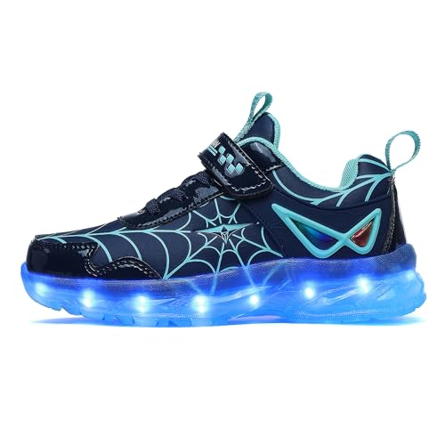YUNICUS Kids Light Up Shoes for Boys Girls Toddler Sneakers USB Rechargeable Best Gift for Birthday Halloween Christmas2