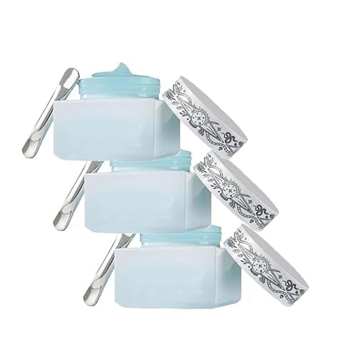 Genérico Crema Facial con proteínas de colágeno, Base de Maquillaje hidratante, Crema rellenadora Power Lift, Hidratación Suave, Hidratación y reafirmación, Delicado y rejuvenecedor,3pcs