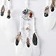 7 Chakren Baum des Lebens Traumfänger Wanddekoration mit Regenbogen Heilung Kristall Stein Handmade White Feather Dream Catcher Wand hängende Ornamente für Schlafzimmer Decor Segen Geschenk Hochzeit