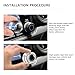 Polodunn Fit for Toyota RAV4 Models 2019-2025 Volume Control Knob Cover Trim - Aluminum Alloy Interior Accessories, Durable Car Dashboard Knob Protector (Bling, 2019-2022/2 vol knob)