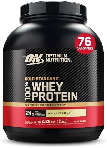 Optimum Nutrition Gold Standard 100% Whey, Proteína en Polvo, Sab...