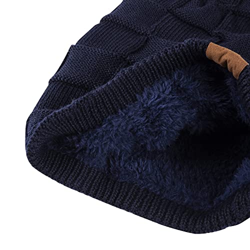 Image of REDESS Beanie Hat for Men and Women Winter Warm Hats Knit Slouchy Thick Skull Cap Acrylic Wool