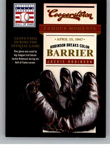 2012 Panini Cooperstown Famous Moments #9 Jackie Robinson Brooklyn Dodgers