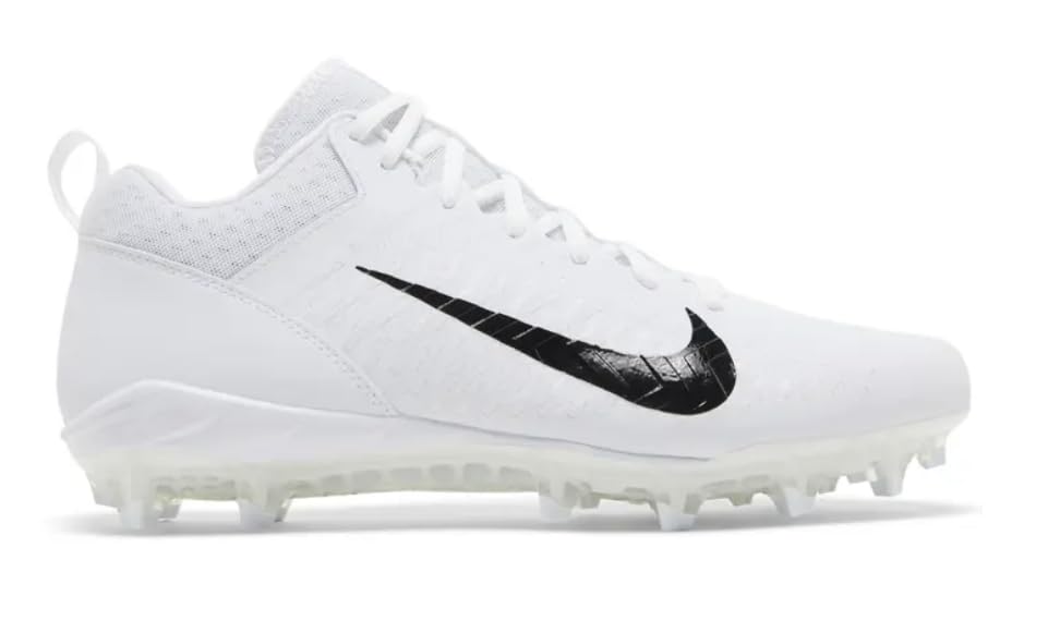 Image of Nike Men's Alpha Menace Pro 2 D Football Cleats - Black /White,7M US
