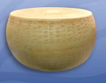 Deliziosi Italian Shardano Gran Formaggio Cheese, 1 Wheel of 80 lb, Aged 12 Months, Authentic Cows Milk Cheese with Rich, Nutty Flavor and Firm Granulated Texture, Traditional Italian