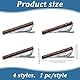 WEBEEDY 4 Styles Holz Krawattenklammer für Männer Krawattenstangen Clip Holznadel Krawattenklammer Skinny Krawattenklammer für Gentleman Anzug und Krawatte,Hochzeit,Geschäftsangelegenheiten,Date Night