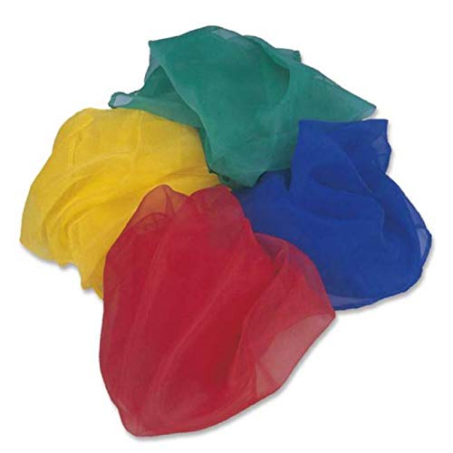 Teli psicomotori Foulard 10 Pezzi. cm 40x40