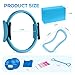 VODFOG Pilates Ring Essentials Kit for Women,Home Fitness Equipment Sets with 12''Pilates Ring,2 Pilates Ball,Yoga Brick,Elastic Band & Other Accessories Suitable for Exercise & Shape up-Blue 13PCS