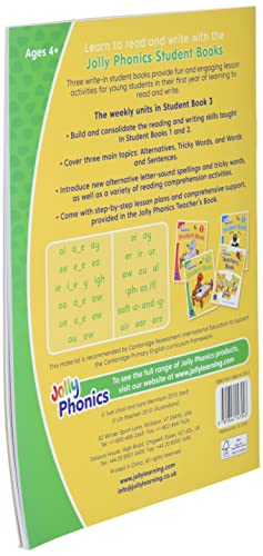 Jolly Phonics Student Book 3: In Print Letters (American English Edition)