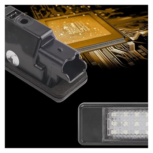 Lámpara matrícula trasera Citroen fundida solución LED 3