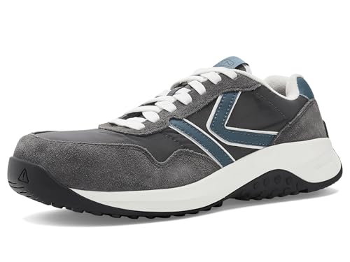 KEEN Utility Women's KS86 Composite Toe ESD Low Height Non Slip Comfortable Work Shoes, Magnet/Black, 11 M