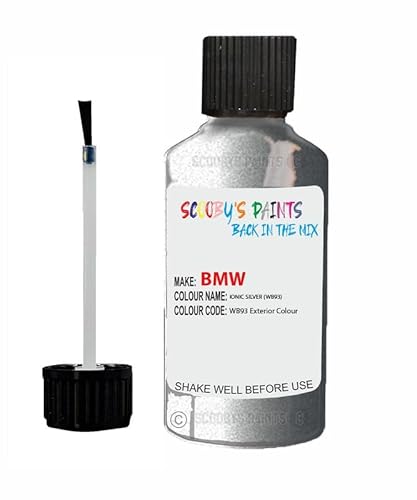 Scoobys Paints Back In The Mix Ionic Silver Touch Up Paint For Bmw Wb93 Metallic