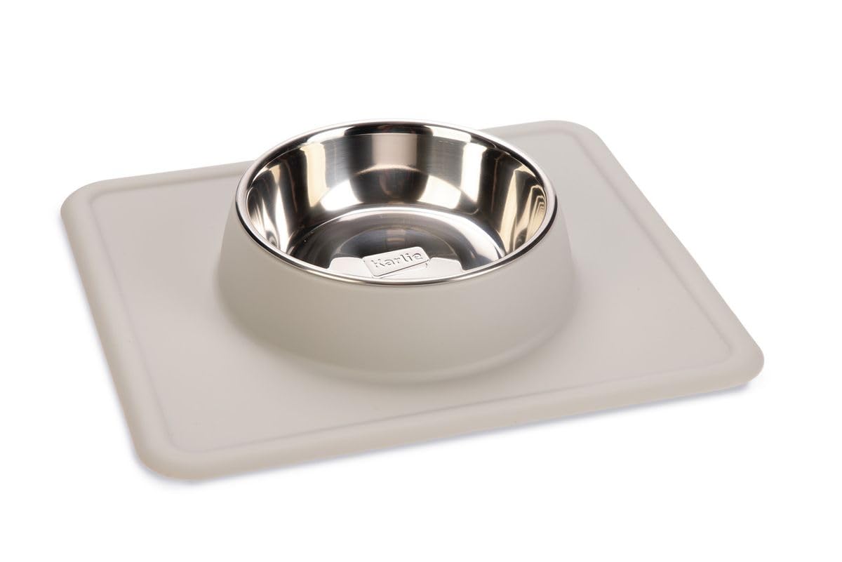 Karlie Silicone INOX Dex Bowl 350 ml White