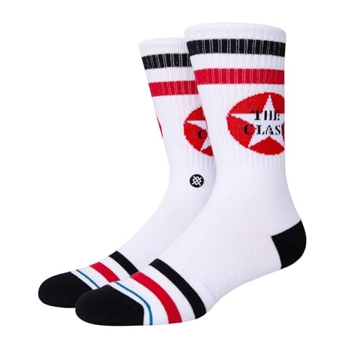 Stance Clampdown Crew Socks chaussettes blanches pour le streetwear