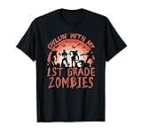 Photo Gallery chillin with my 1st grade zombies halloween ragazzi bambini zombie maglietta Photo Gallery chillin with my 1st grade zombies halloween ragazzi bambini zombie maglietta