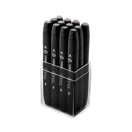 ShinHan Touch Twin Marker Set 12WG Warm Grey