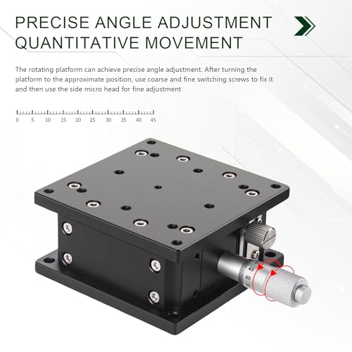 Aluminium-Legierung Z-Achsen-Plattform, hochpräzise manuelle Z-Linearstation, 100 x 100 mm, 0,02 mm Accuracy, für optische Ausrichtung und wissenschaftliche Ausrüstung