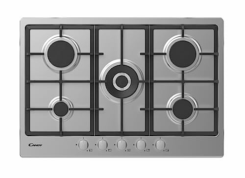 Candy CHG74WX - Gaskochfeld - 5 Brenner - Breite 75 cm - Gesamtleistung: 11,75 kW