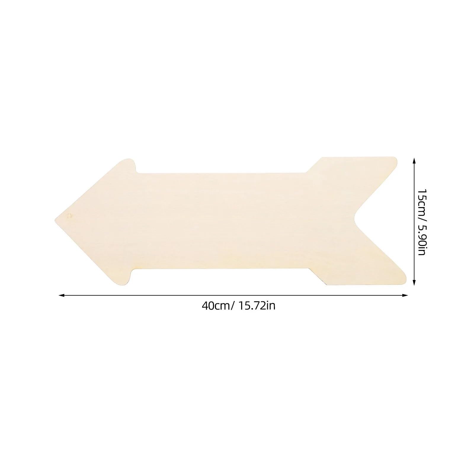 Panneau Flèche Bois Forme De Flèche En Bois Vierge 8 Pièces
