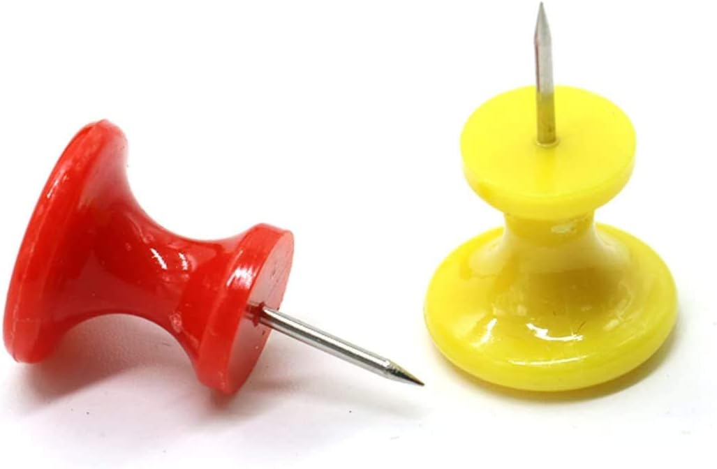 KCHEX Assorted Colors Push Pins