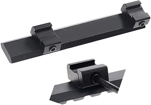 Miniatura 3 de Adaptador de montaje elevador de riel Picatinny Weaver de cola de milano de 0.433 in a 0.787 in para alcance de rifle de pistola de aire