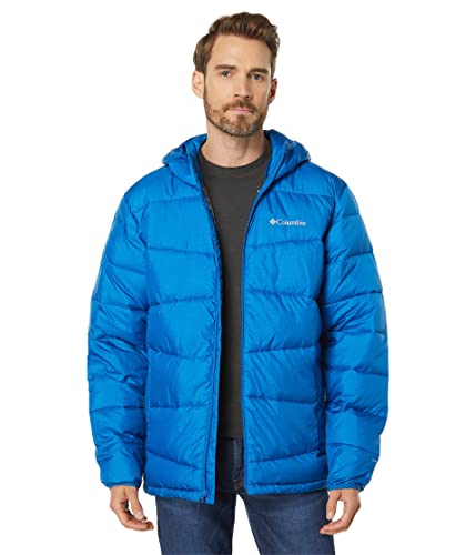 Columbia Men's Fivemile Butte Hooded Jacket, Bright Indigo, X-Large