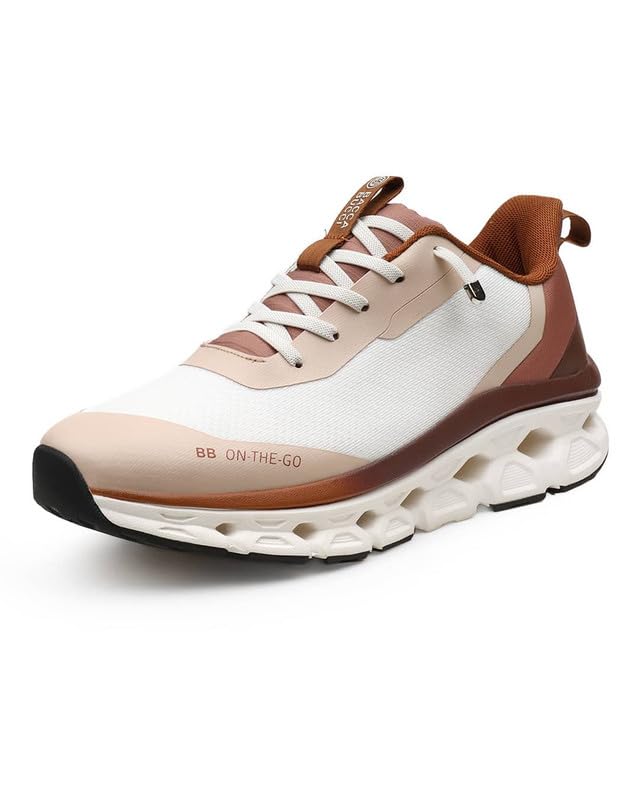 Image of Bacca Bucci BB On-The-Go Men Slip-On Walking & Running Shoes with Stretch Laces and Cushioned Sole