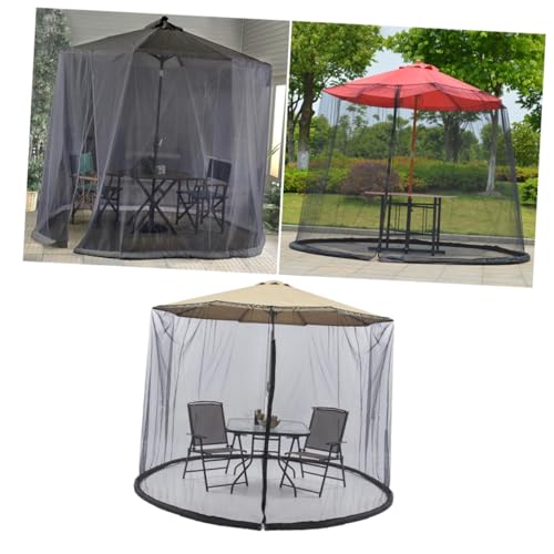 Moustiquaire de parasol extérieur pour vos repas sur la terrasse et soirées d'été au jardin