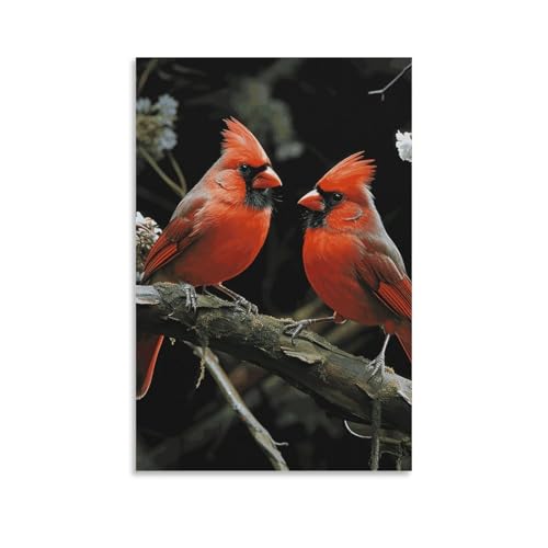 Peinture sur toile oiseaux faune sauvage poster décoration murale salon