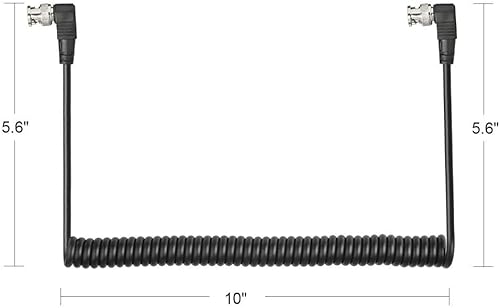 Miniatura 4 de Superbat Cable BNC 3GHD SDI 33ft3 pies 75 Cable de bobina BNC a BNC Cable coaxial de extensión para cámaras y equipos de video compatible con